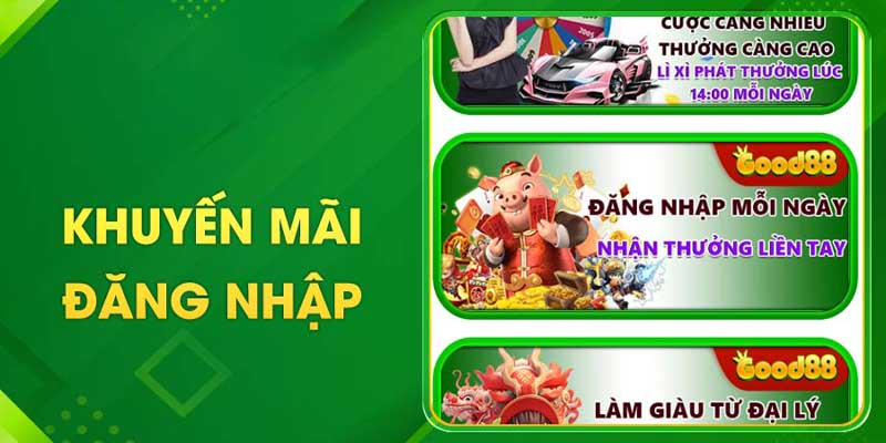 Những lợi ích khi đăng nhập good888